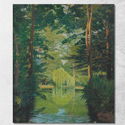 Parc Bades Arbúcies Santiago Rusiñol srs27 canvas print