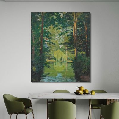 Parc Bades, Arbúcies Santiago Rusiñol, srs27 ภาพพิมพ์บนผ้าใบแคนวาส