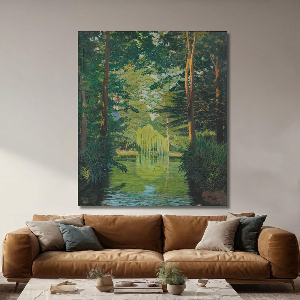 Parc Bades Arbúcies Santiago Rusiñol srs27 canvas print