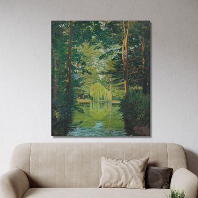 Parc Bades Arbúcies Santiago Rusiñol srs27 canvas print Parc Bades Arbúcies Santiago Rusiñol srs27 canvas print