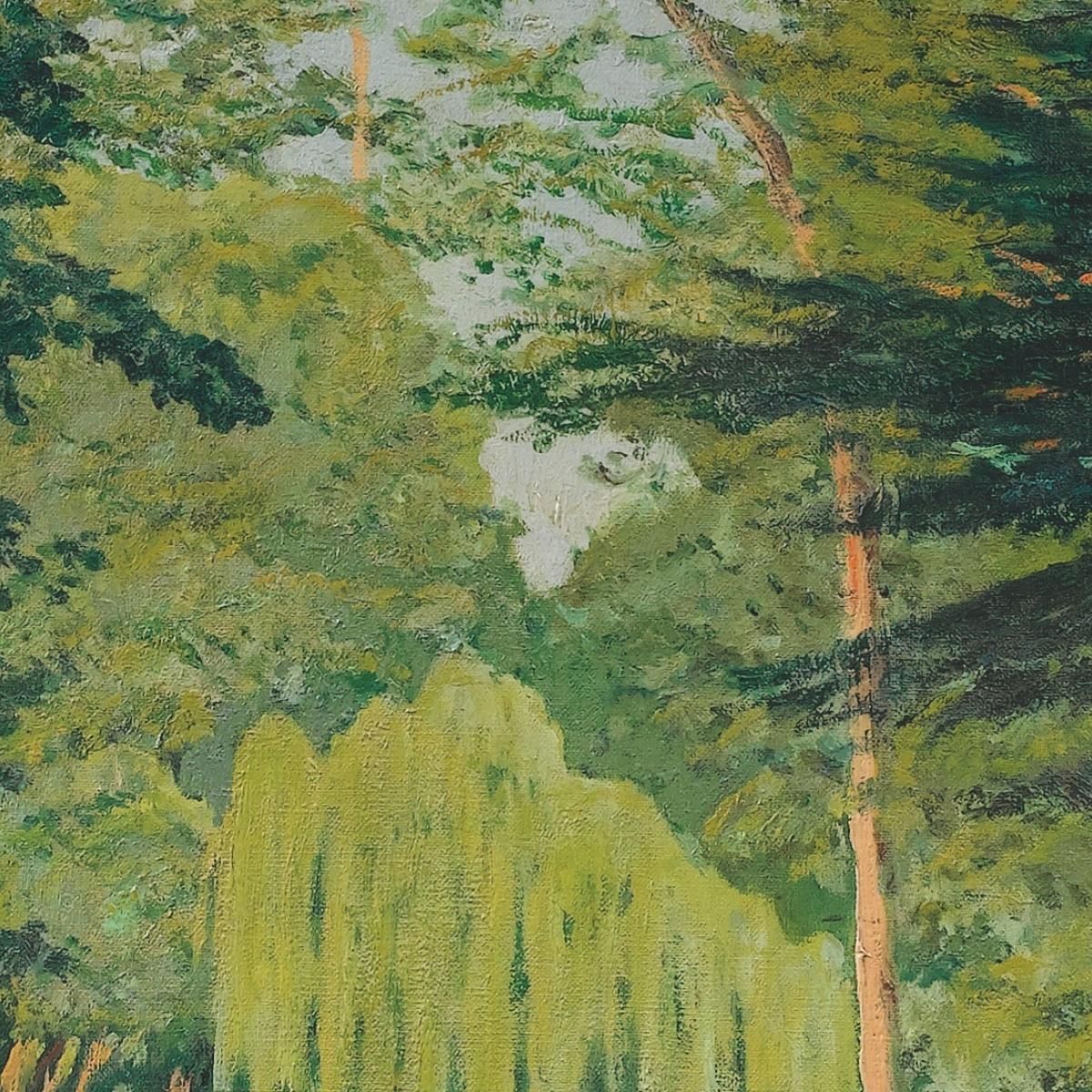 Parc Bades Arbúcies Santiago Rusiñol srs27 canvas print