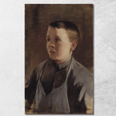 Portrait Of A Boy Santiago Rusiñol srs30 canvas print