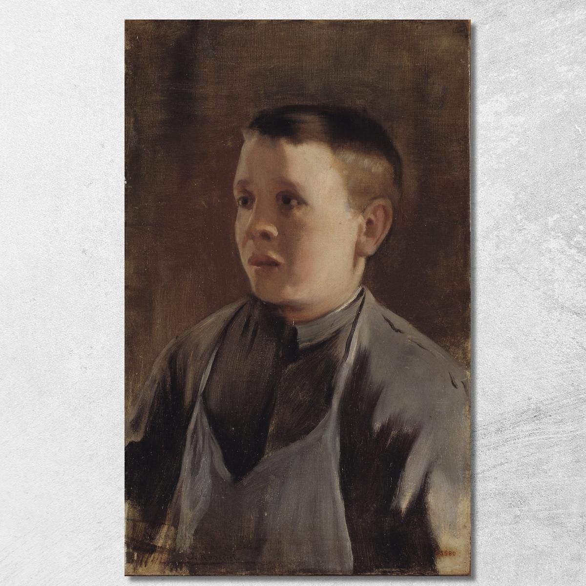 Portrait Of A Boy Santiago Rusiñol srs30 canvas print  Portrait Of A Boy Santiago Rusiñol srs30 canvas print