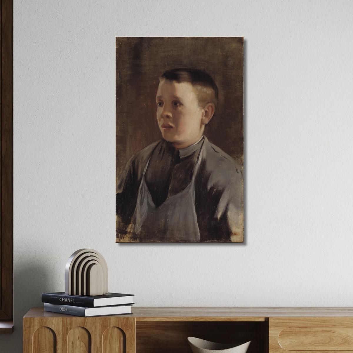 Portrait Of A Boy Santiago Rusiñol srs30 canvas print