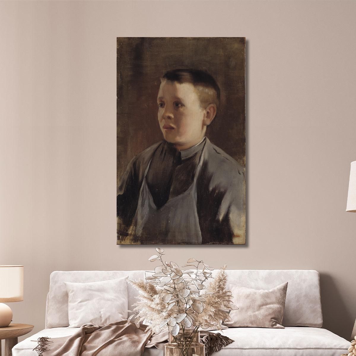 Portrait Of A Boy Santiago Rusiñol srs30 canvas print