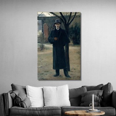 Portrait Of Miquel Utrillo Santiago Rusiñol, srs32 ภาพพิมพ์บนผ้าใบแคนวาส
