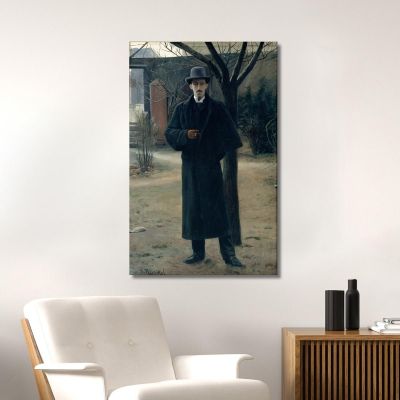 Portrait Of Miquel Utrillo Santiago Rusiñol srs32 canvas print 