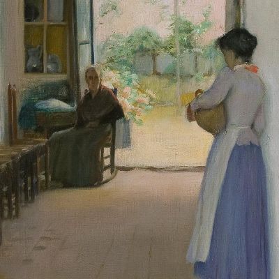 Sitges Interior Santiago Rusiñol srs35 canvas print