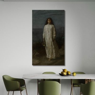 A Somnambulist Sir John Everett Millais jem1 canvas print 