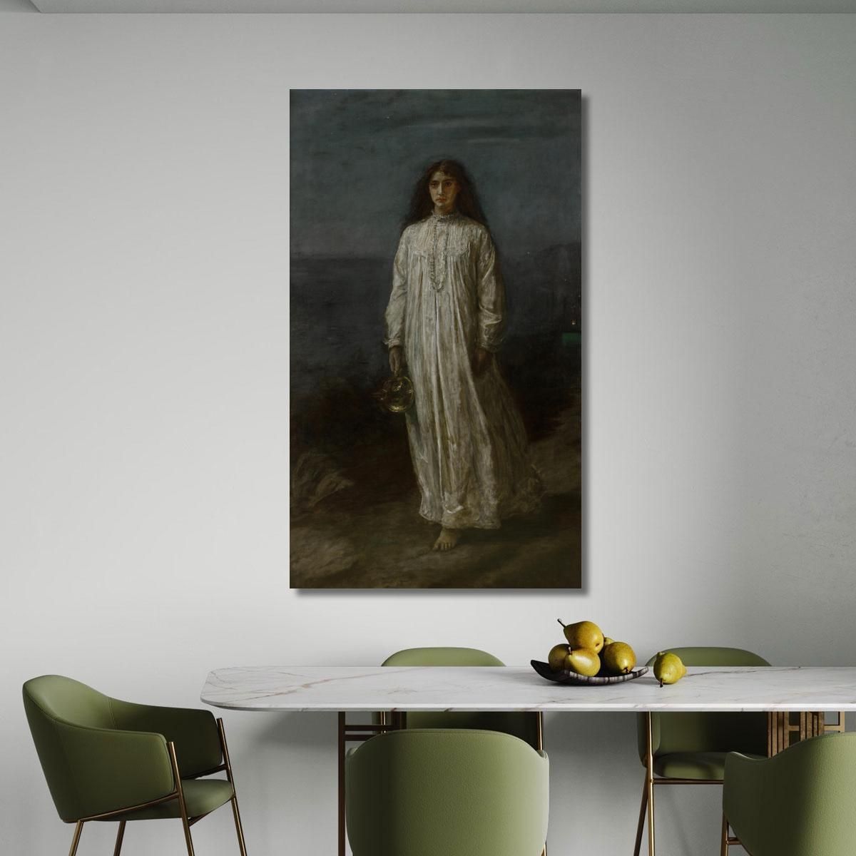 A Somnambulist Sir John Everett Millais jem1 canvas print 
