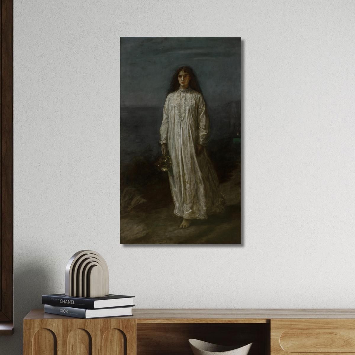 A Somnambulist Sir John Everett Millais jem1 canvas print 
