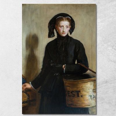 A Widow'S Mite Sir John Everett Millais jem2 canvas print 