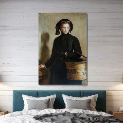 A Widow'S Mite Sir John Everett Millais jem2 canvas print 