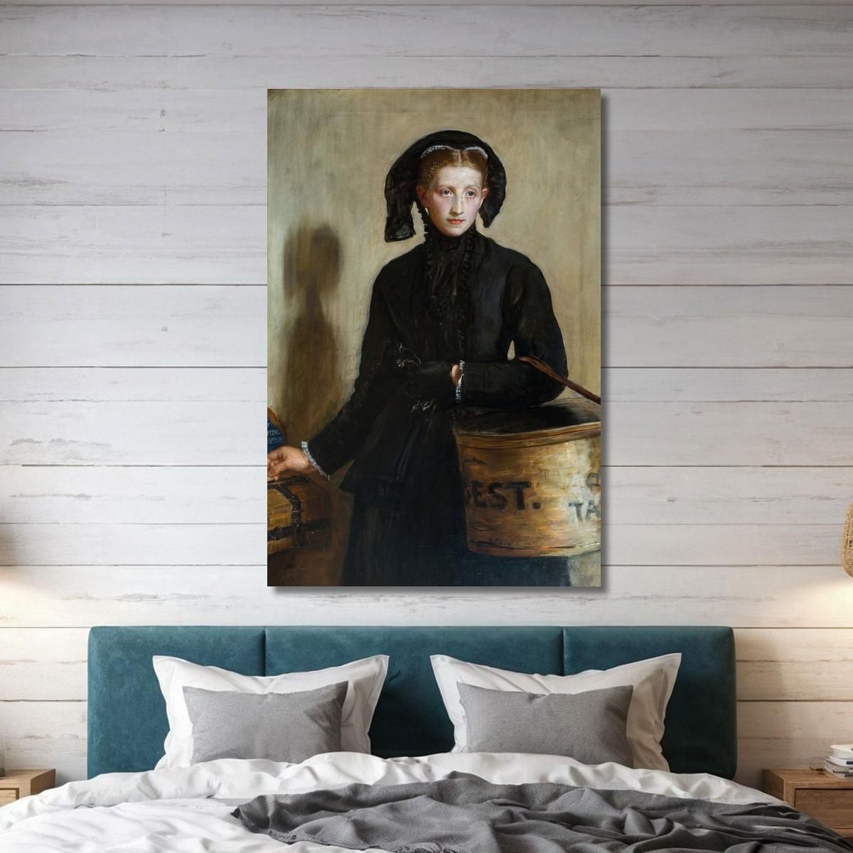 A Widow'S Mite Sir John Everett Millais jem2 canvas print 