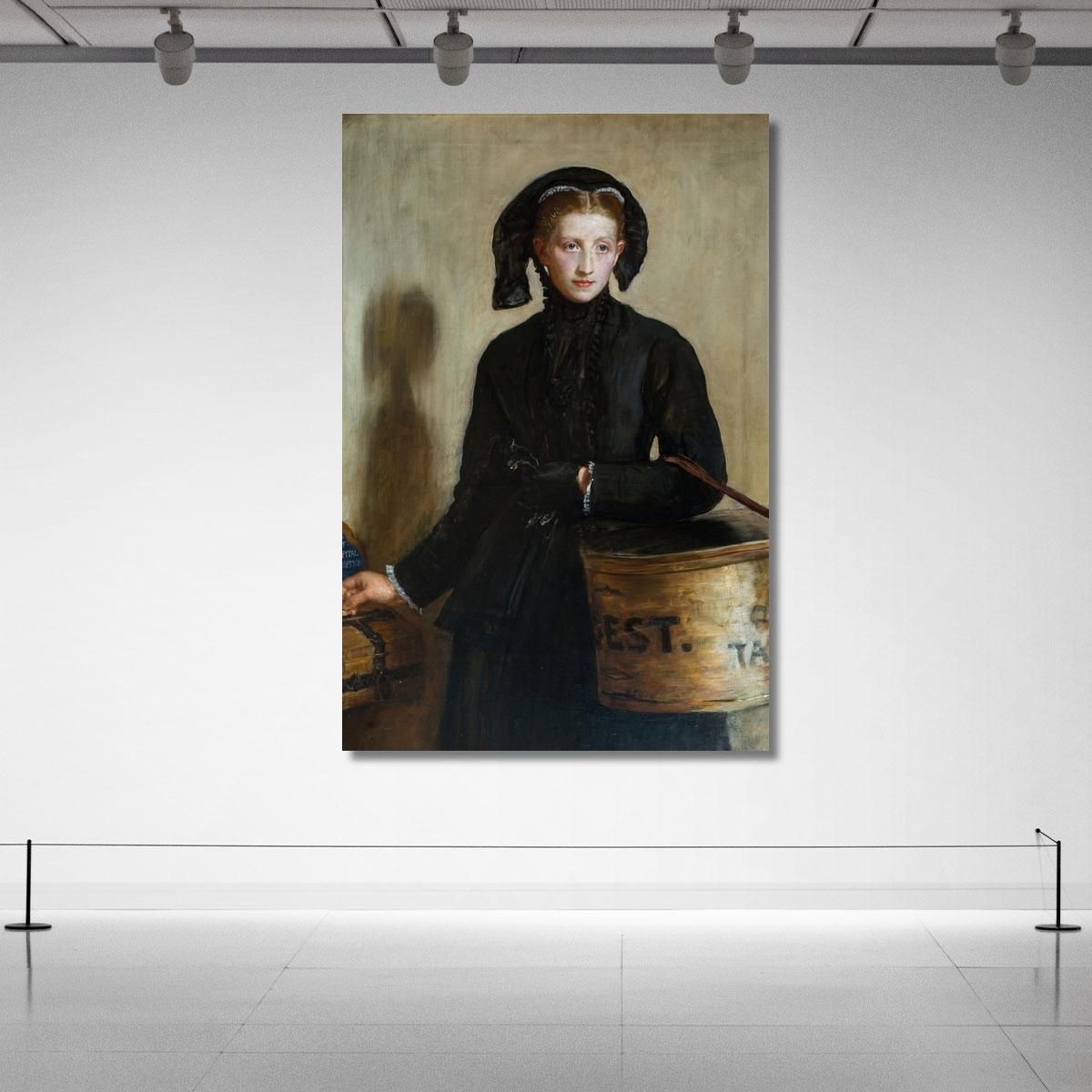 A Widow'S Mite Sir John Everett Millais jem2 canvas print 