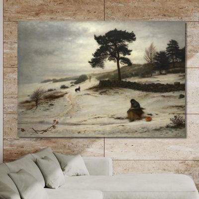 Blow Blow Thou Winter Wind Sir John Everett Millais jem4 canvas print 