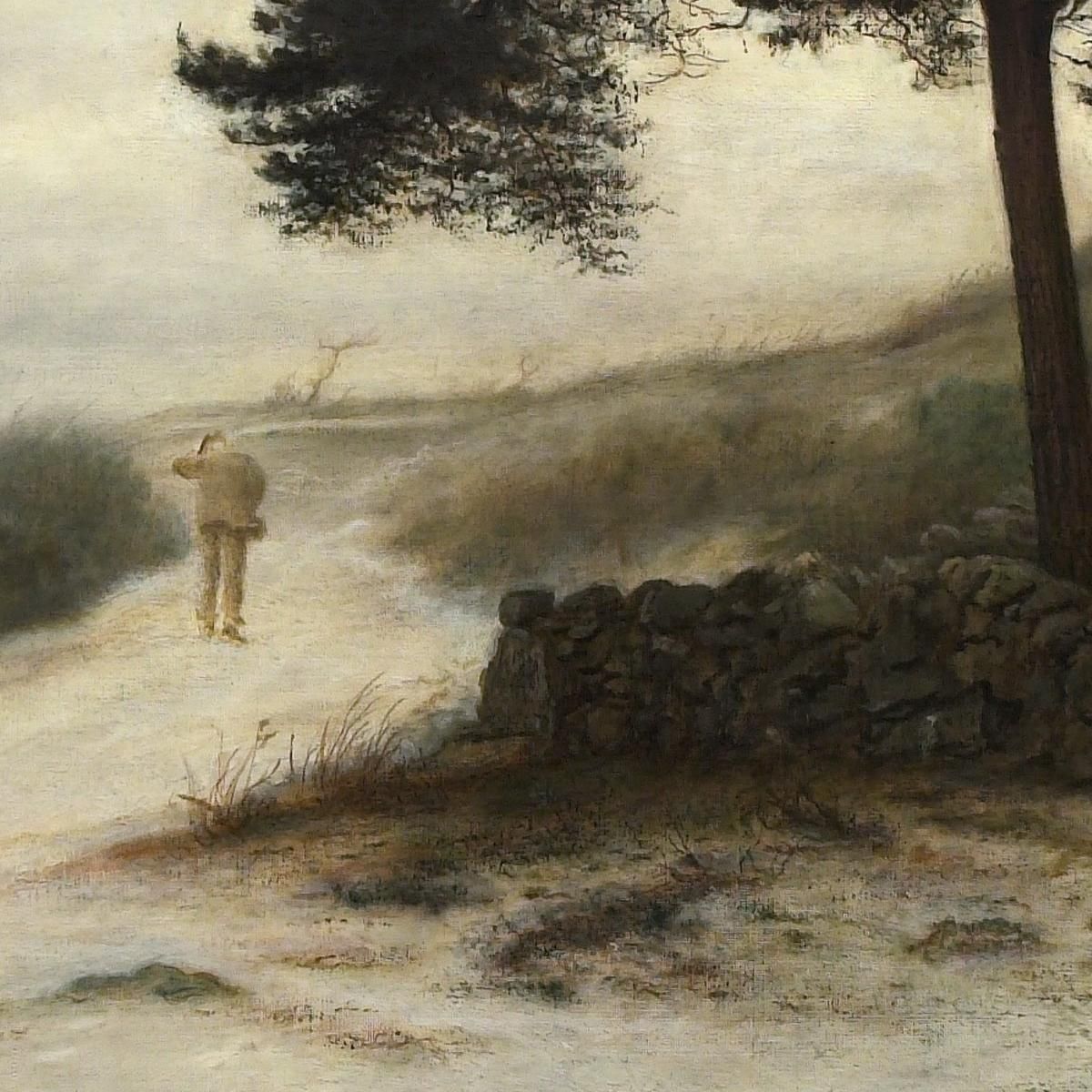 Blow Blow Thou Winter Wind Sir John Everett Millais jem4 canvas print