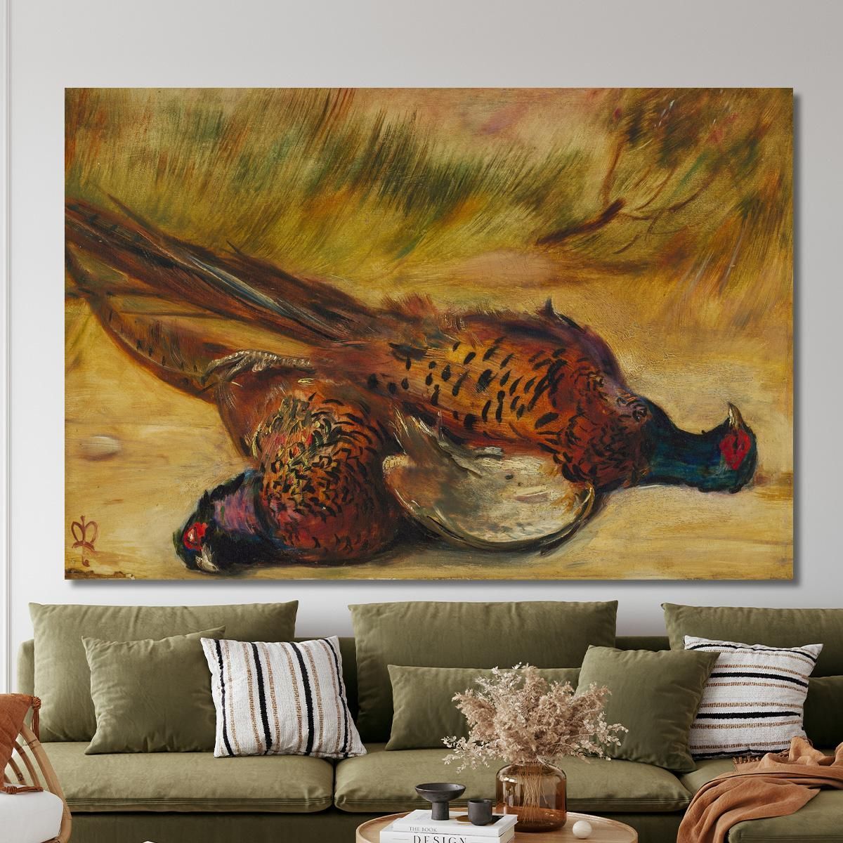 Dead Pheasants Sir John Everett Millais jem8 canvas print 