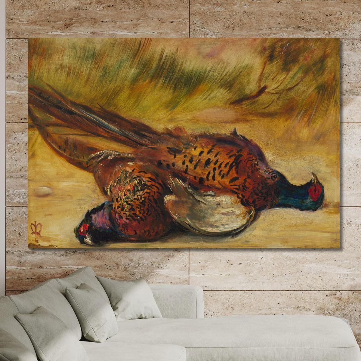 Dead Pheasants Sir John Everett Millais jem8 canvas print 