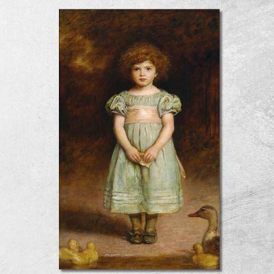 Ducklings Sir John Everett Millais jem9 canvas print 