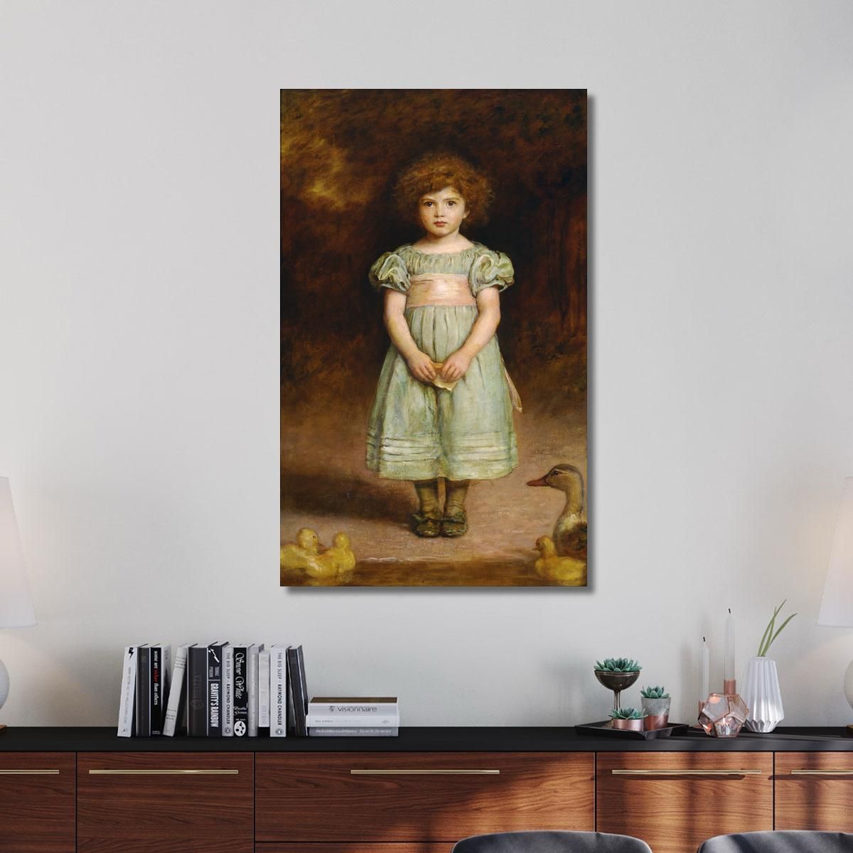 Ducklings Sir John Everett Millais jem9 canvas print 