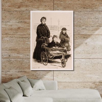Going To The Park Sir John Everett Millais jem11 canvas print 