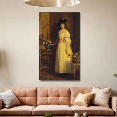 Miss Gertrude Vanderbilt Sir John Everett Millais jem18 canvas print 
