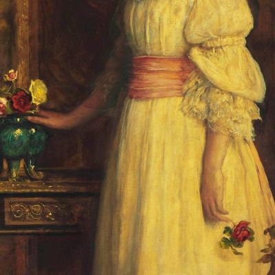 Miss Gertrude Vanderbilt Sir John Everett Millais jem18 canvas print