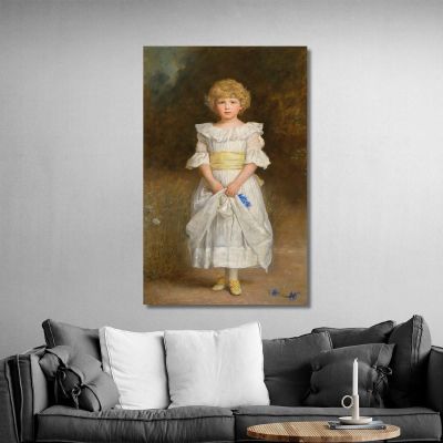 Portrait Of Dorothy Lawson Sir John Everett Millais jem27 canvas print 