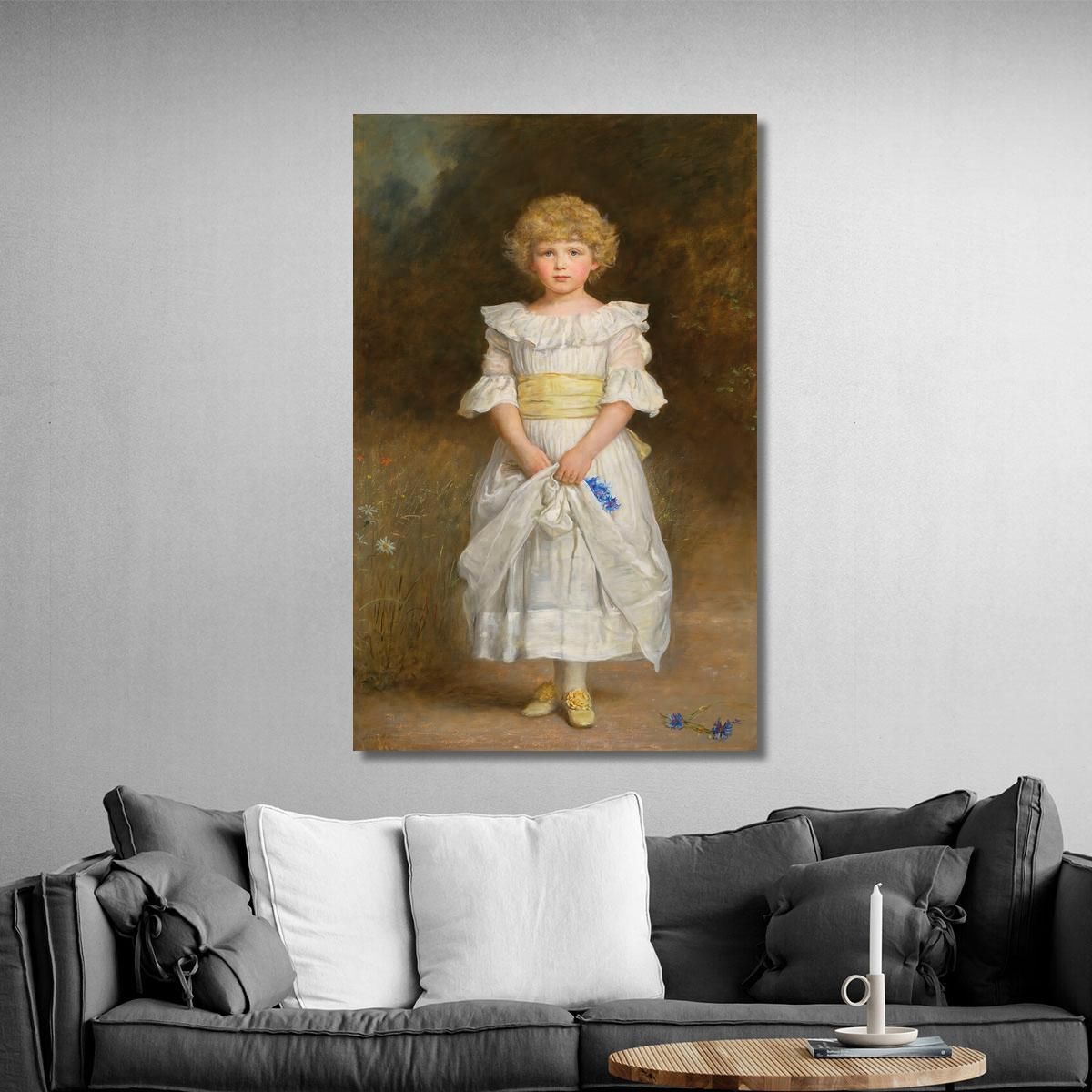 Portrait Of Dorothy Lawson Sir John Everett Millais jem27 canvas print 
