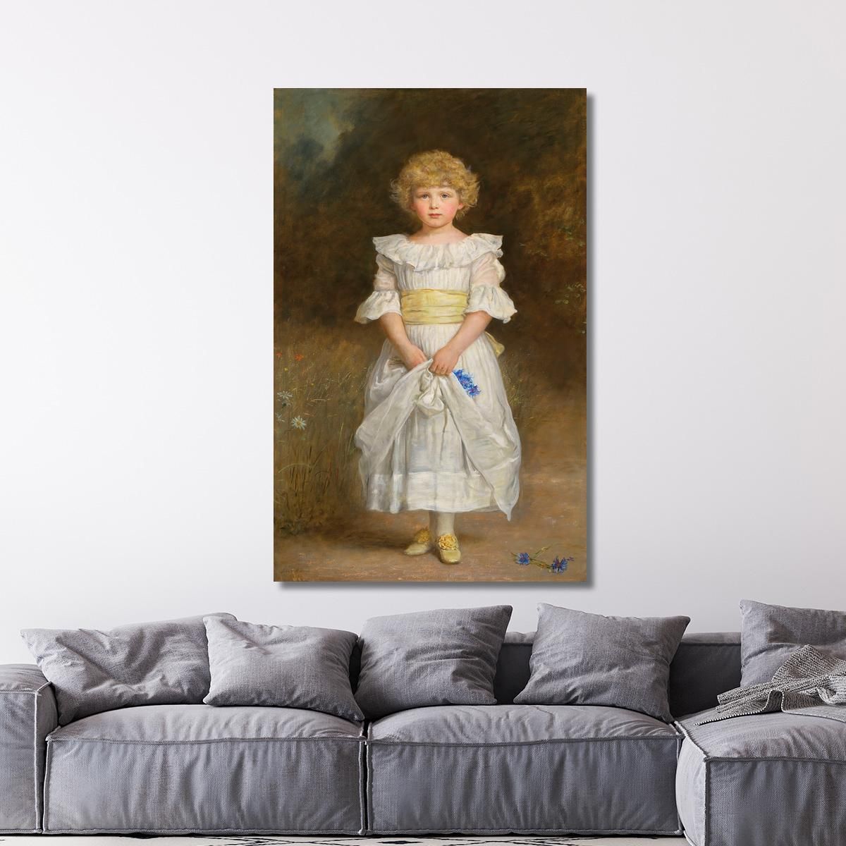 Portrait Of Dorothy Lawson Sir John Everett Millais jem27 canvas print 
