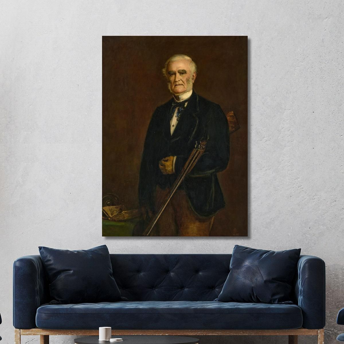 Portrait Of Fleetwood Pellew Wilson J.P. D.L. Sir John Everett Millais jem28 canvas print 