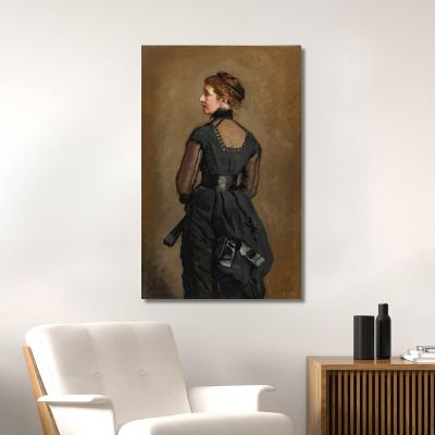 Portrait Of Kate Perugini Daughter Of Charles Dickens Sir John Everett Millais jem29 canvas print 
