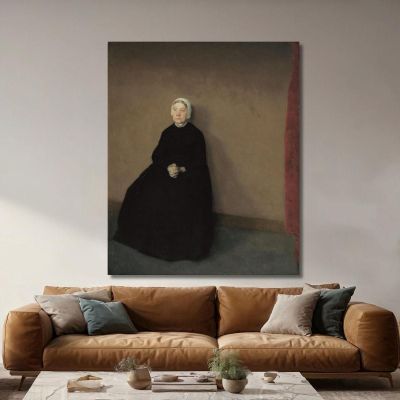 An Old Woman Vilhelm Hammershøi vhm5 canvas print 