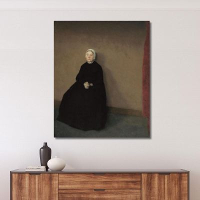 An Old Woman Vilhelm Hammershøi vhm5 canvas print 