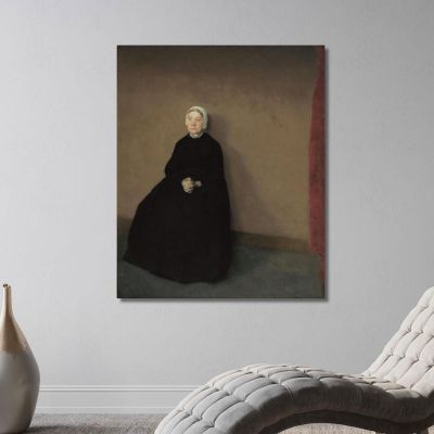 An Old Woman Vilhelm Hammershøi vhm5 canvas print 