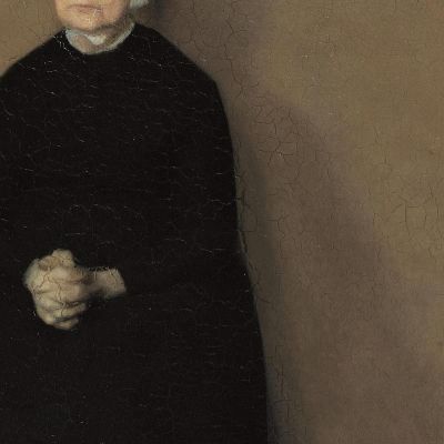 An Old Woman Vilhelm Hammershøi vhm5 canvas print