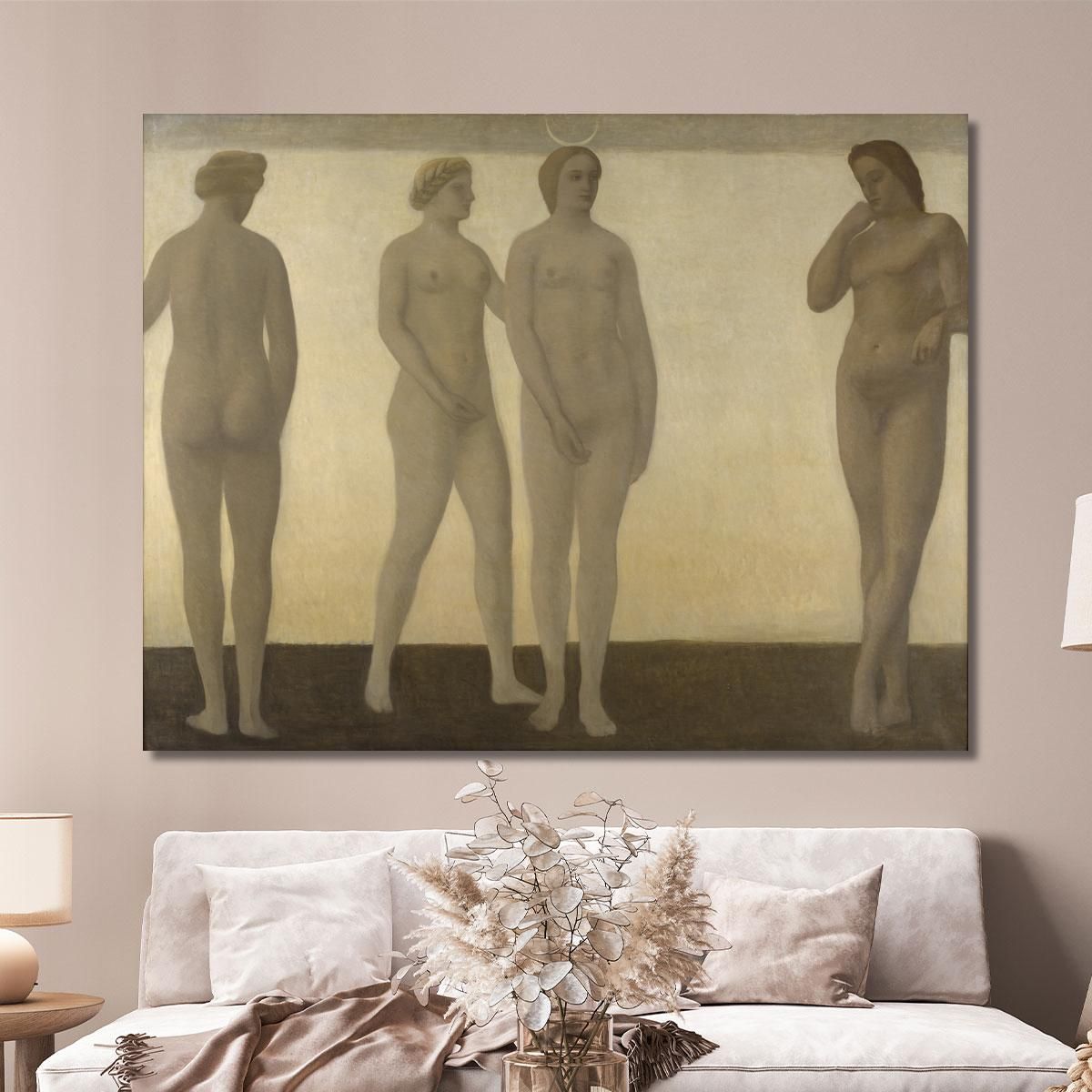 Artemis Vilhelm Hammershøi vhm6 canvas print 