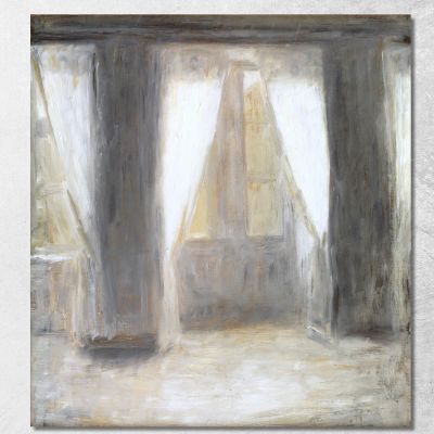 The Living Room At Frederiksberg Allé Vilhelm Hammershøi vhm7 canvas print 
