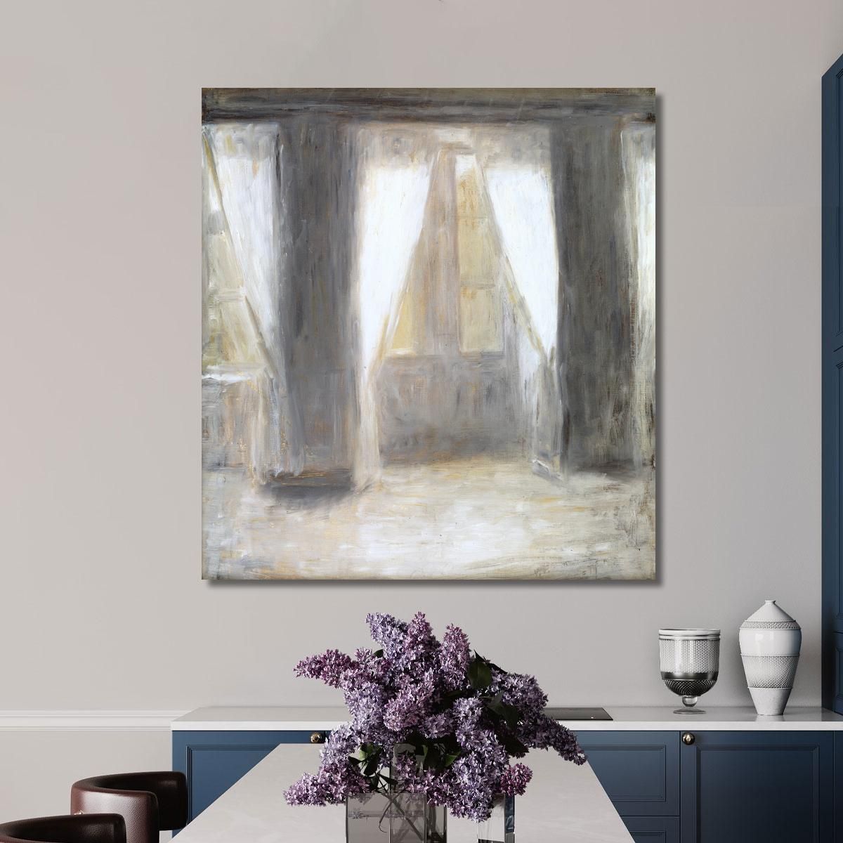 The Living Room At Frederiksberg Allé Vilhelm Hammershøi vhm7 canvas print 