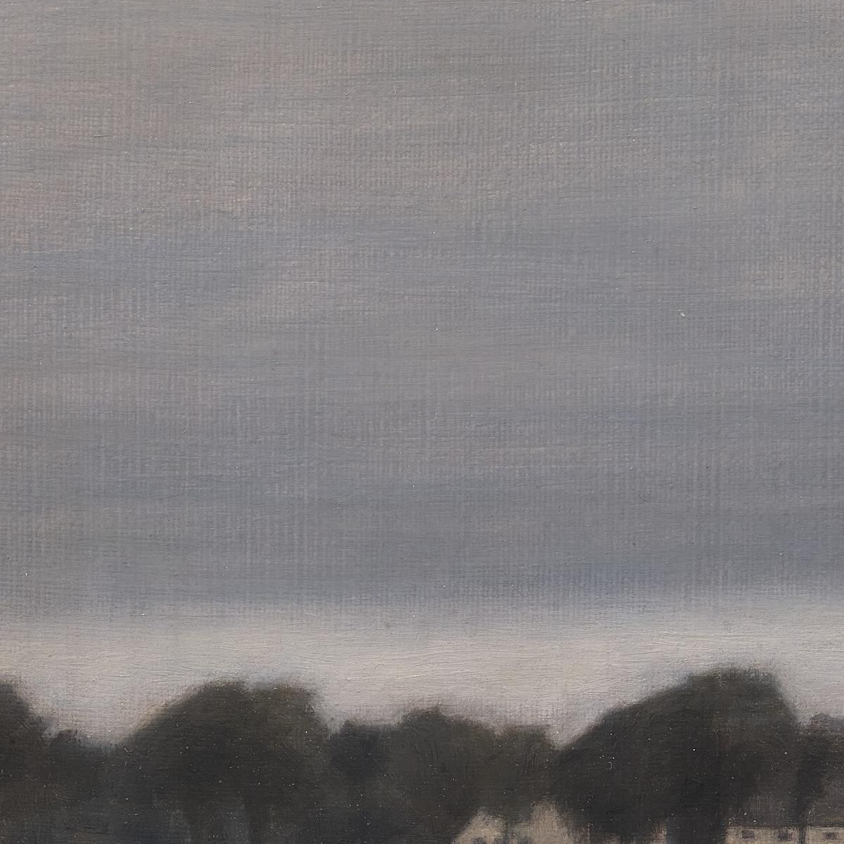 Study For 'Sunshine. Gentofte Lake' Vilhelm Hammershøi vhm10 canvas print