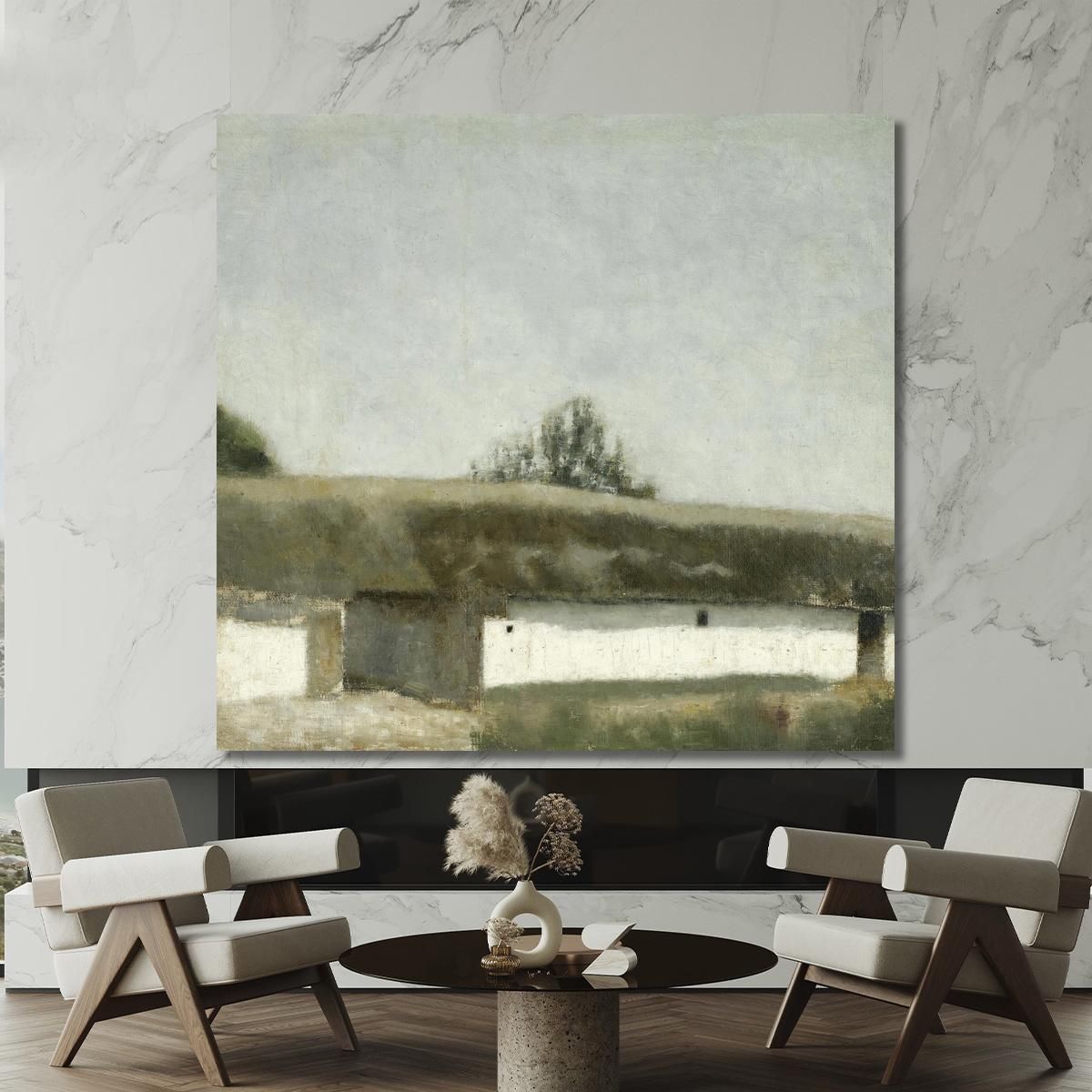 Landscape With Farm Vilhelm Hammershøi vhm43 canvas print 