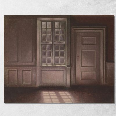 Moonlight Strandgade 30 Vilhelm Hammershøi vhm44 canvas print 