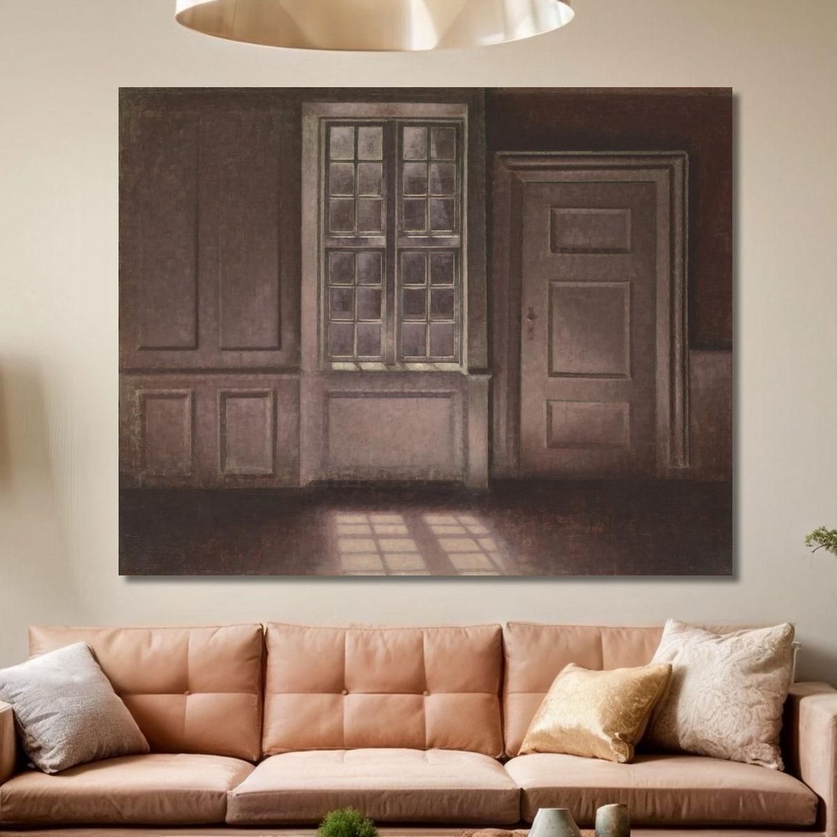 Moonlight Strandgade 30 Vilhelm Hammershøi vhm44 canvas print 