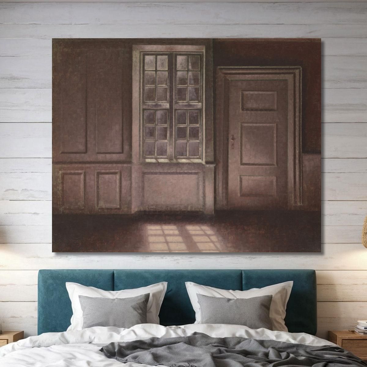 Moonlight Strandgade 30 Vilhelm Hammershøi vhm44 canvas print 