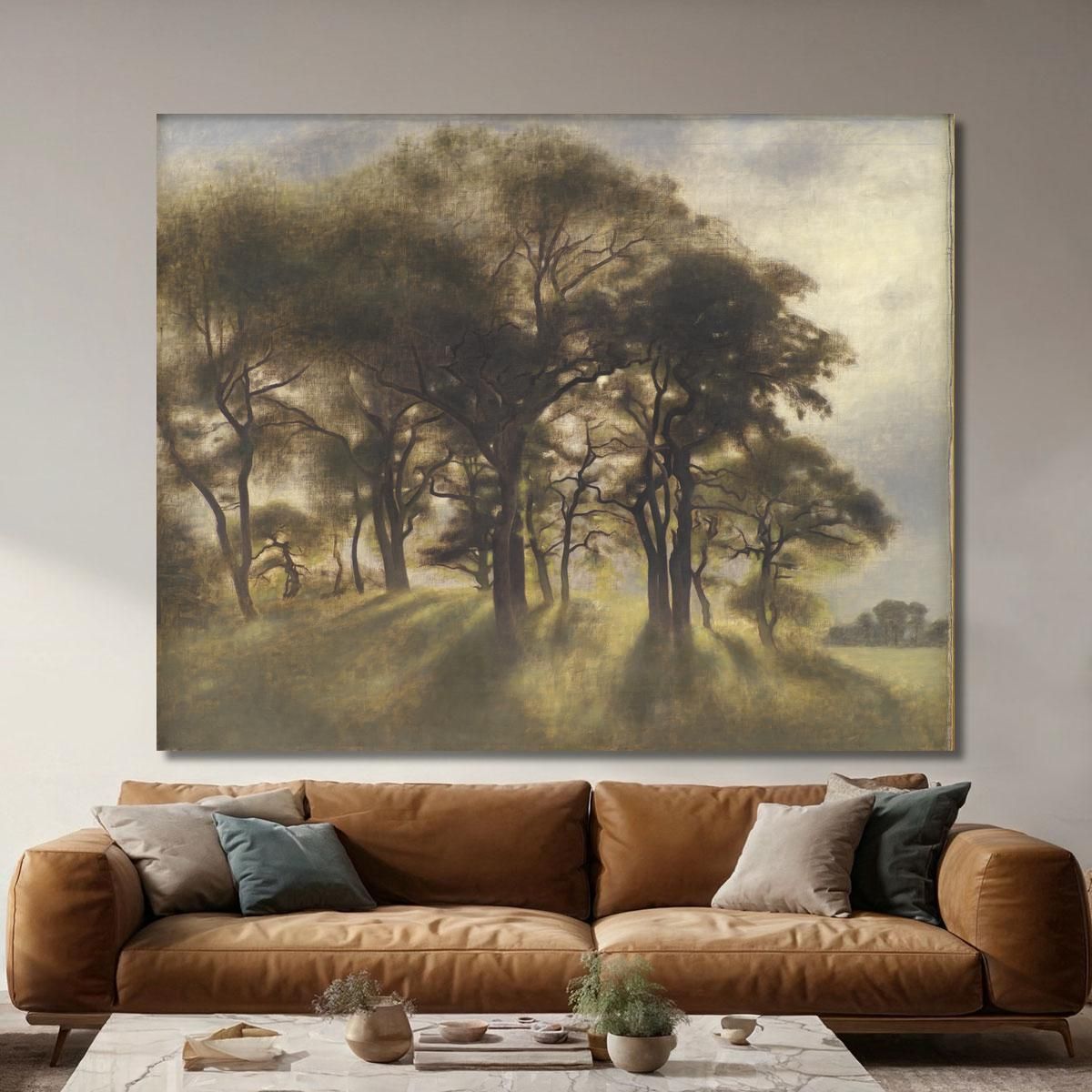 Near Fortunen Jægersborg Deer Park North Of Copenhagen Vilhelm Hammershøi vhm45 canvas print 