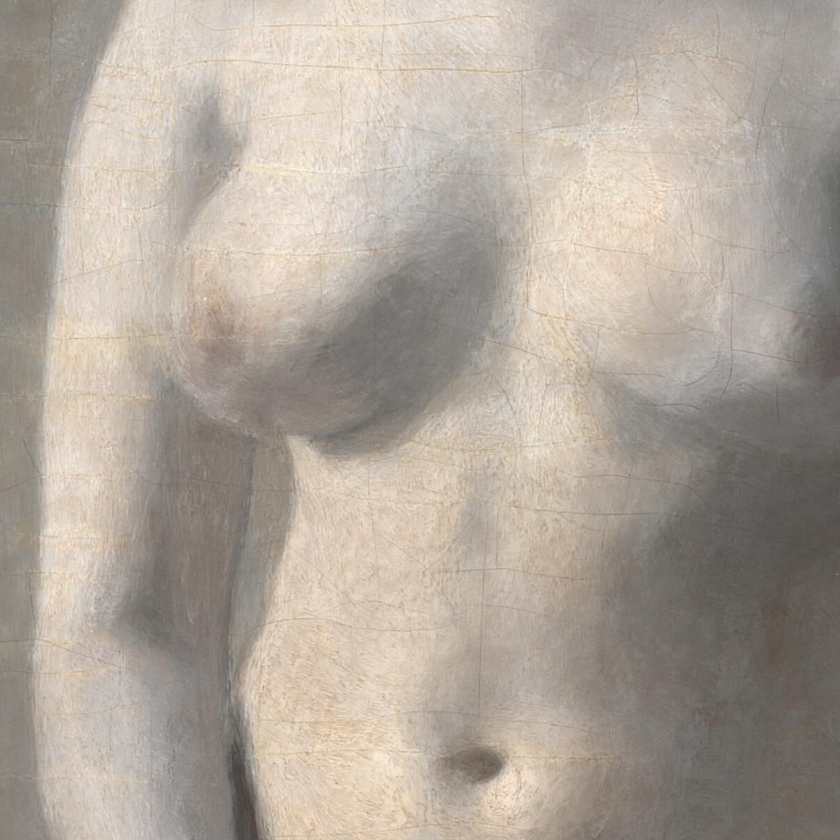Seated Female Nude Vilhelm Hammershøi vhm52 canvas print