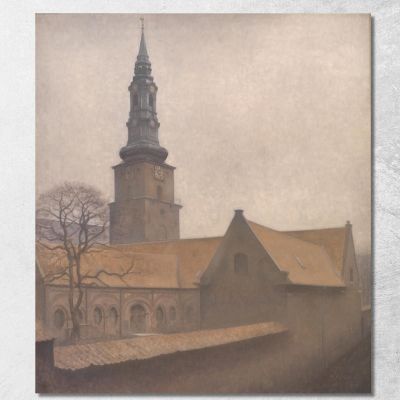 St. Peter'S Church Copenhagen Vilhelm Hammershøi vhm55 canvas print 