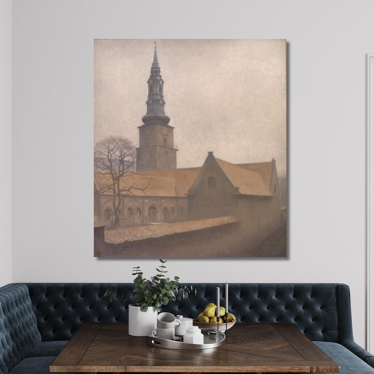St. Peter'S Church Copenhagen Vilhelm Hammershøi vhm55 canvas print 