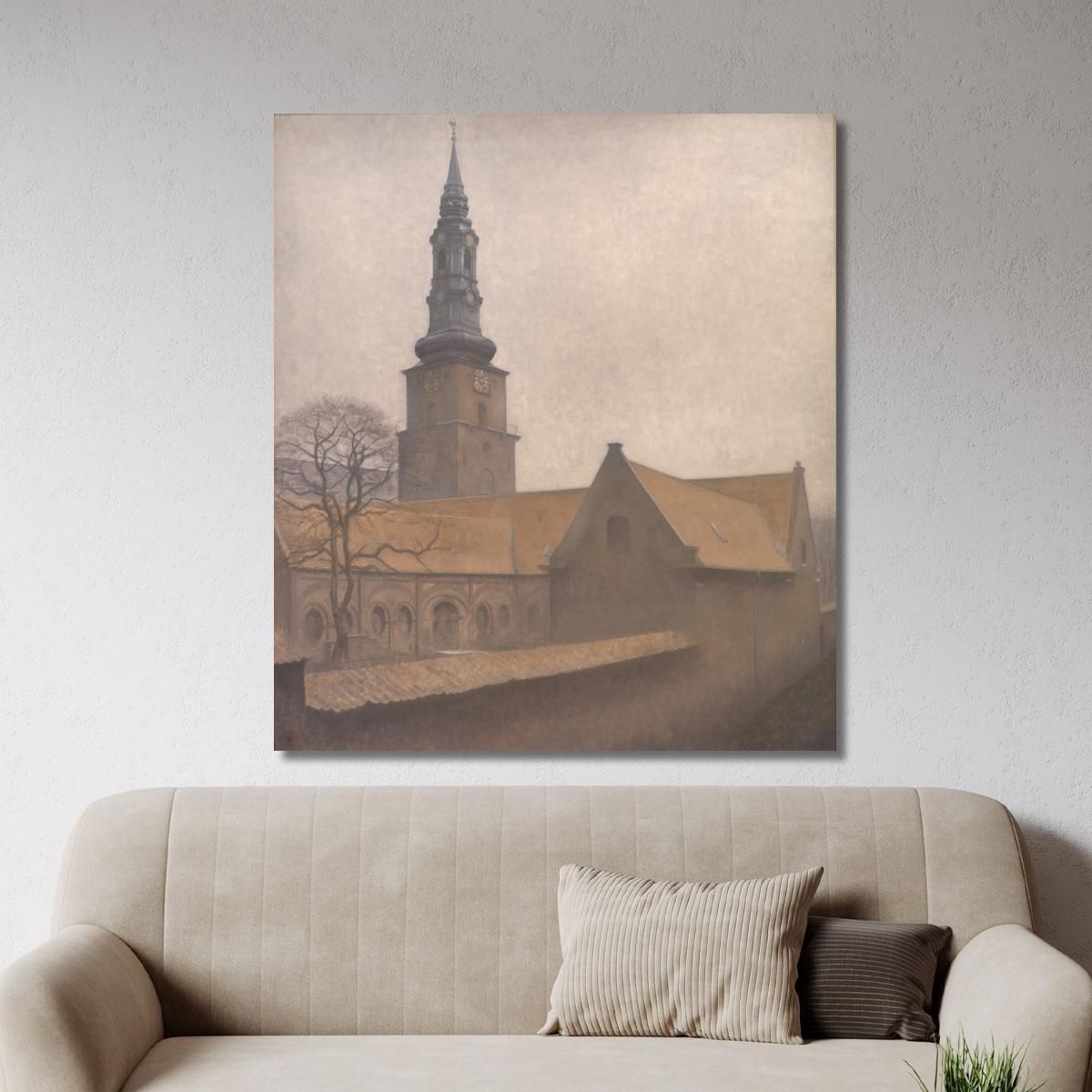 St. Peter'S Church Copenhagen Vilhelm Hammershøi vhm55 canvas print 